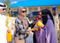 Iftar Distribution made by Qatar Charity and Ministry of Family FGS
